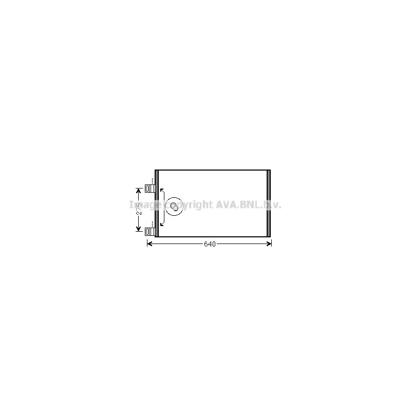 Condenseur de climatisation AVA QUALITY COOLING