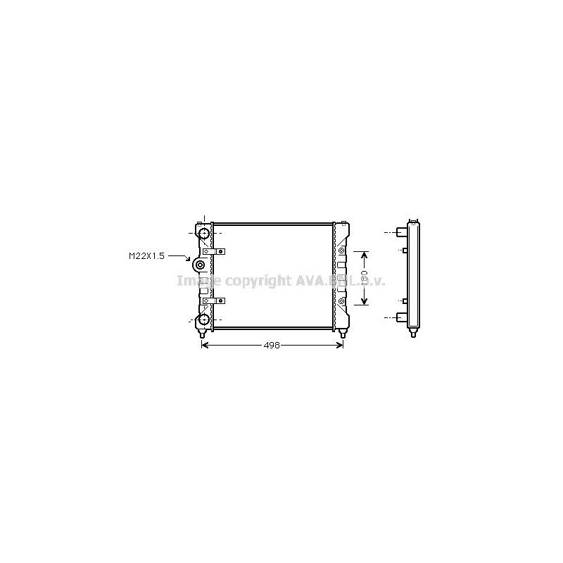 Radiateur AVA QUALITY COOLING