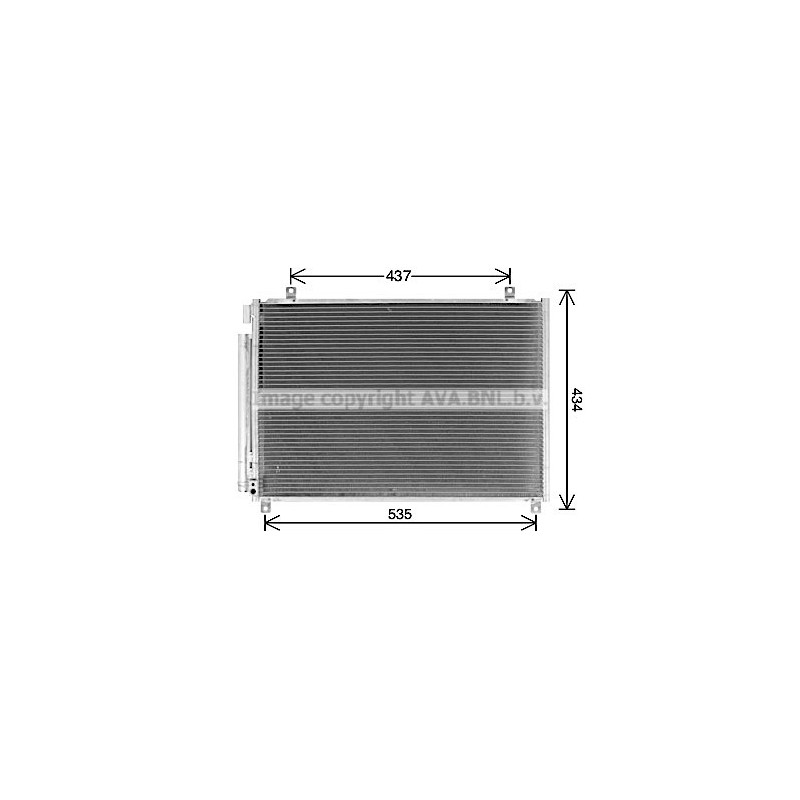 Condenseur de climatisation AVA QUALITY COOLING