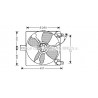 Ventilateur (refroidissement moteur) AVA QUALITY COOLING