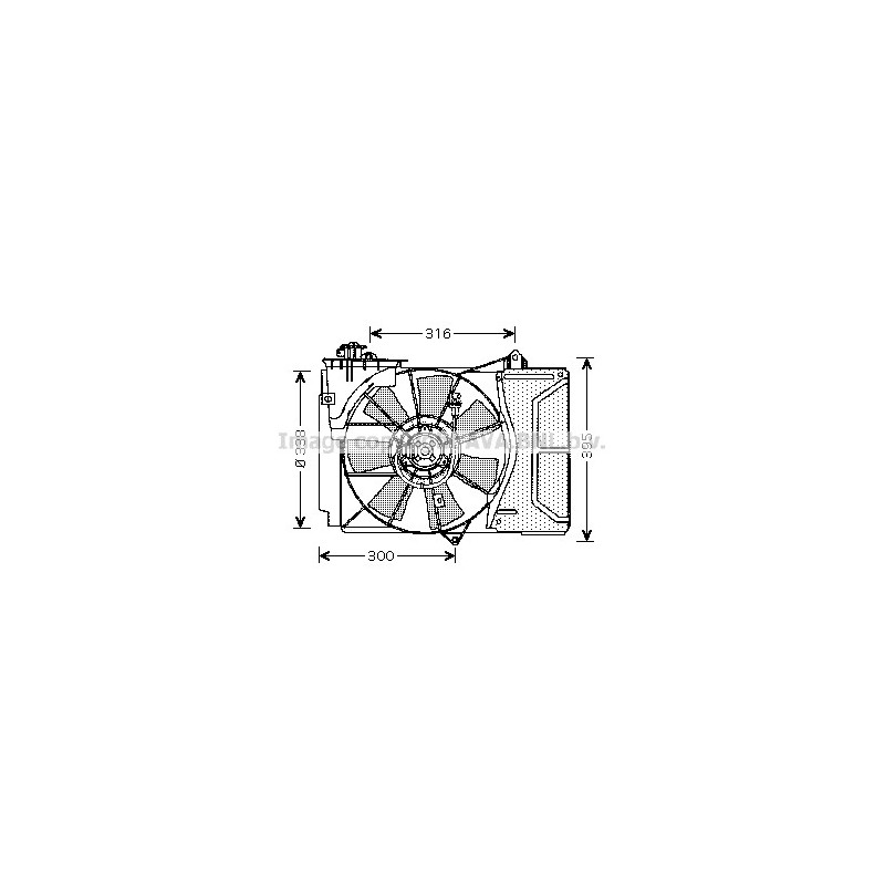 Ventilateur (refroidissement moteur) AVA QUALITY COOLING