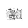 Ventilateur (refroidissement moteur) AVA QUALITY COOLING