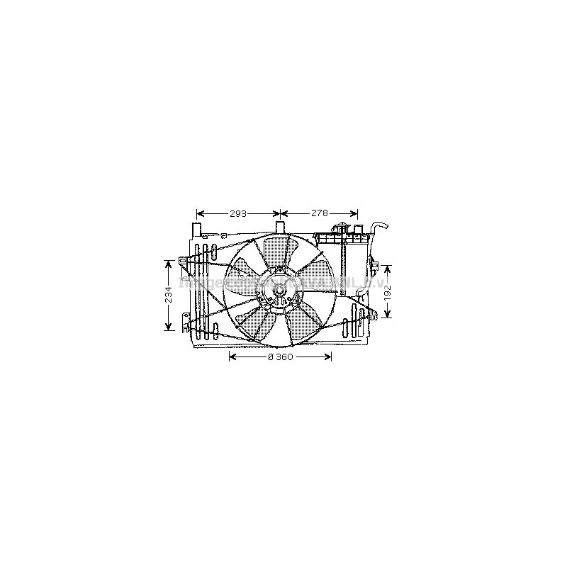 Ventilateur (refroidissement moteur) AVA QUALITY COOLING