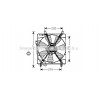 Ventilateur (refroidissement moteur) AVA QUALITY COOLING