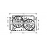 Ventilateur (refroidissement moteur) AVA QUALITY COOLING