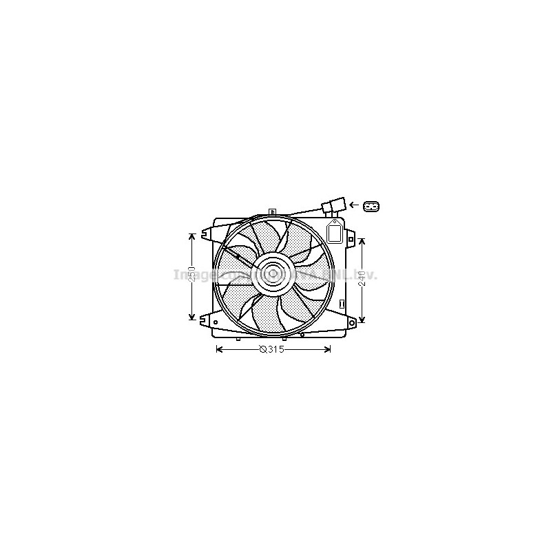 Ventilateur (refroidissement moteur) AVA QUALITY COOLING