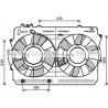 Ventilateur (refroidissement moteur) AVA QUALITY COOLING