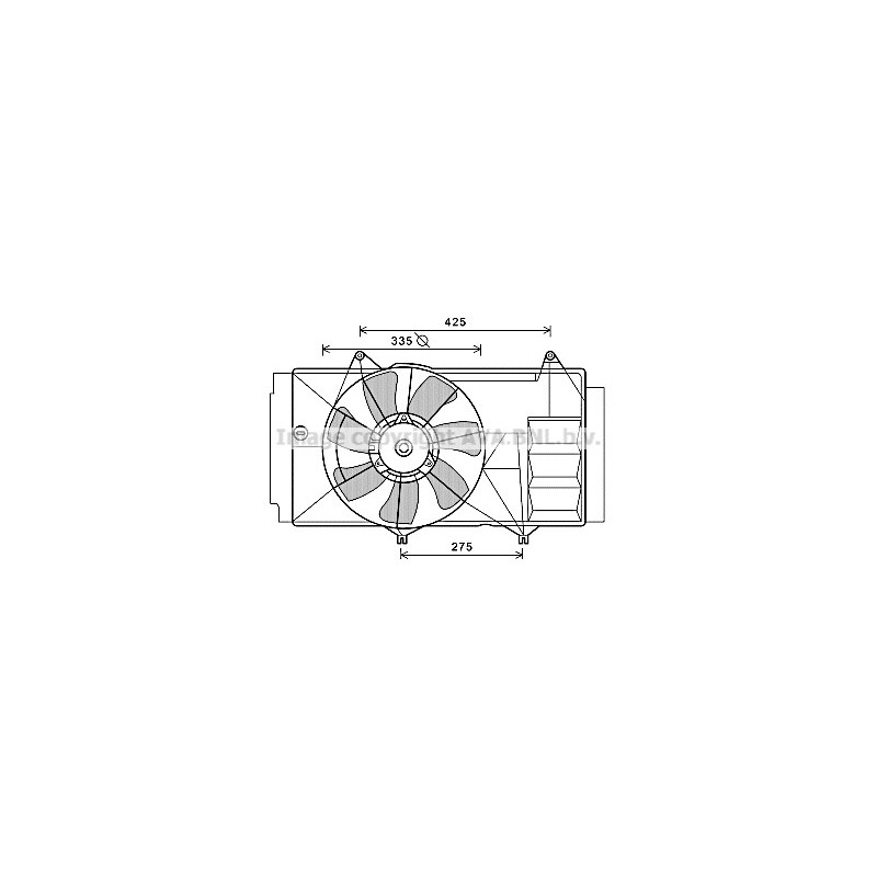 Ventilateur (refroidissement moteur) AVA QUALITY COOLING