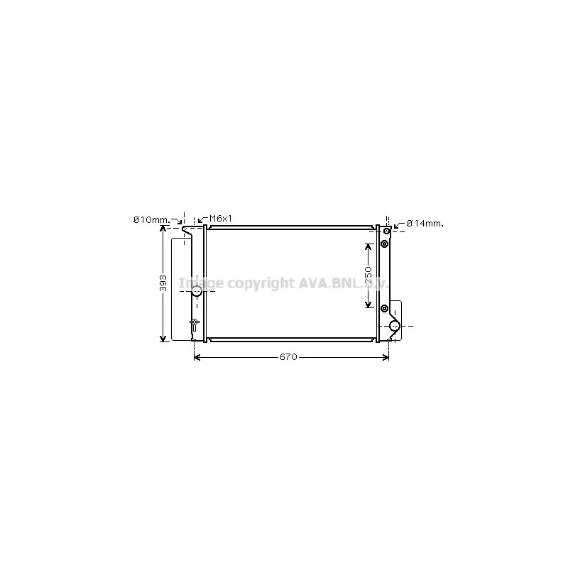 Radiateur AVA QUALITY COOLING