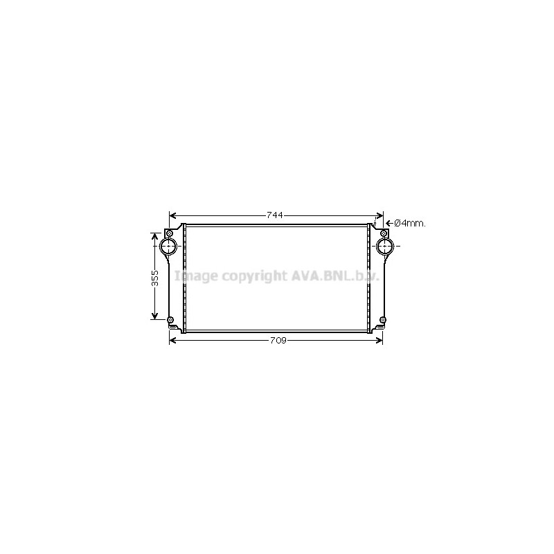 Intercooler (échangeur d'air) AVA QUALITY COOLING