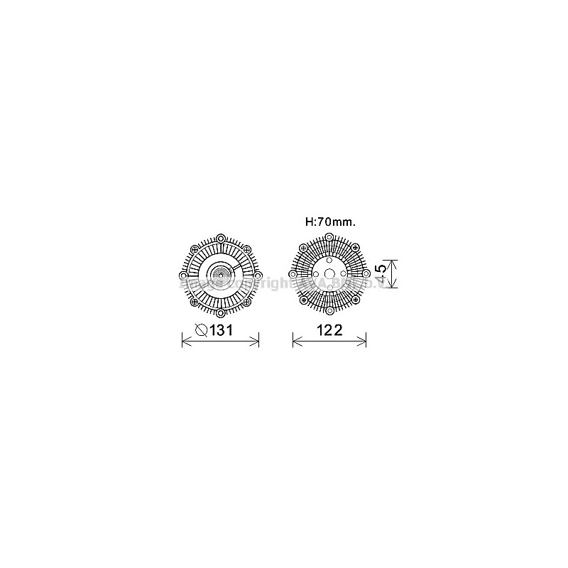 Visco-coupleur AVA QUALITY COOLING