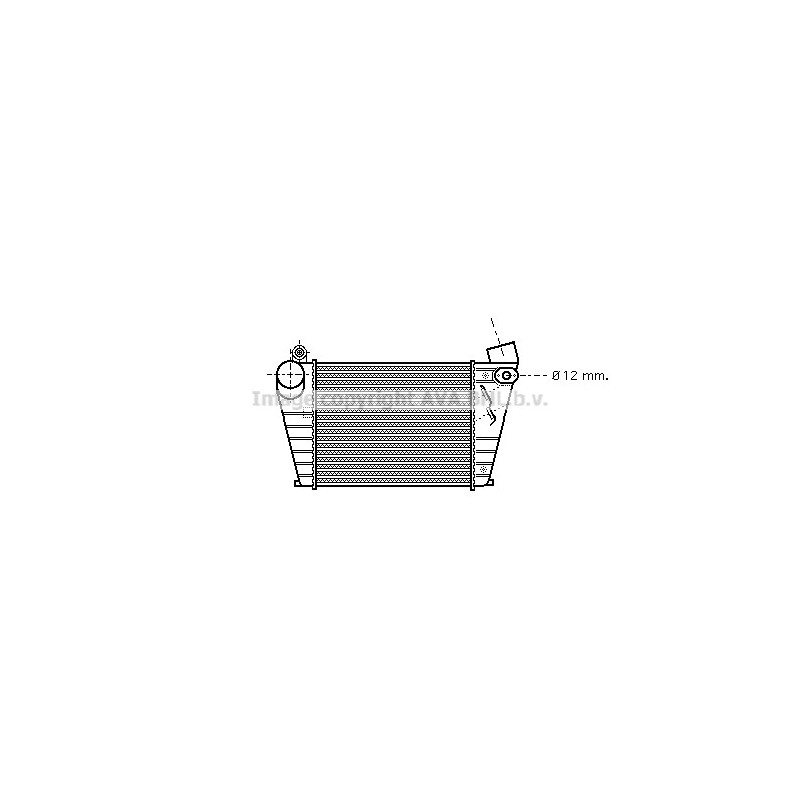 Intercooler (échangeur d'air) AVA QUALITY COOLING