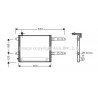 Condenseur de climatisation AVA QUALITY COOLING