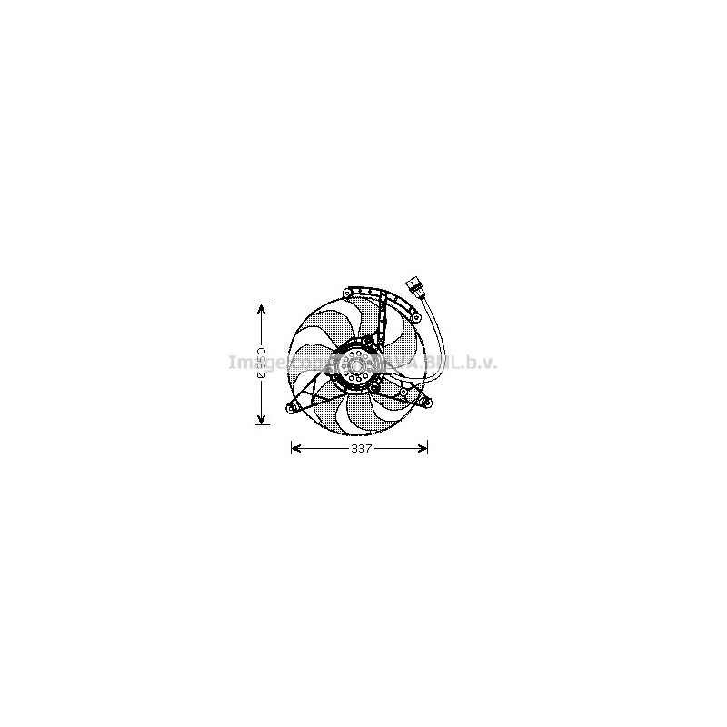 Ventilateur (refroidissement moteur) AVA QUALITY COOLING