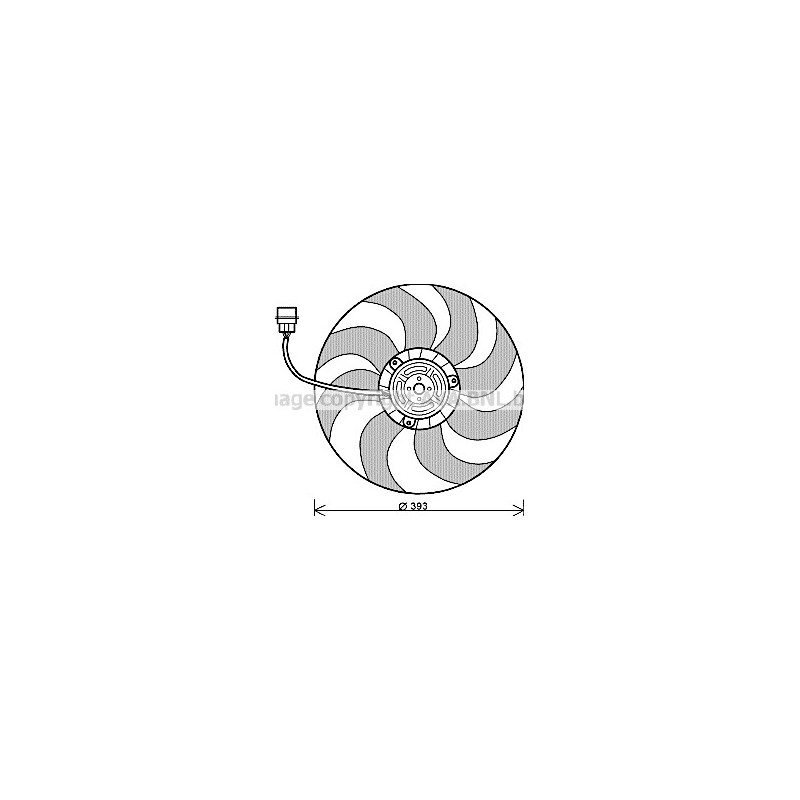 Ventilateur (refroidissement moteur) AVA QUALITY COOLING