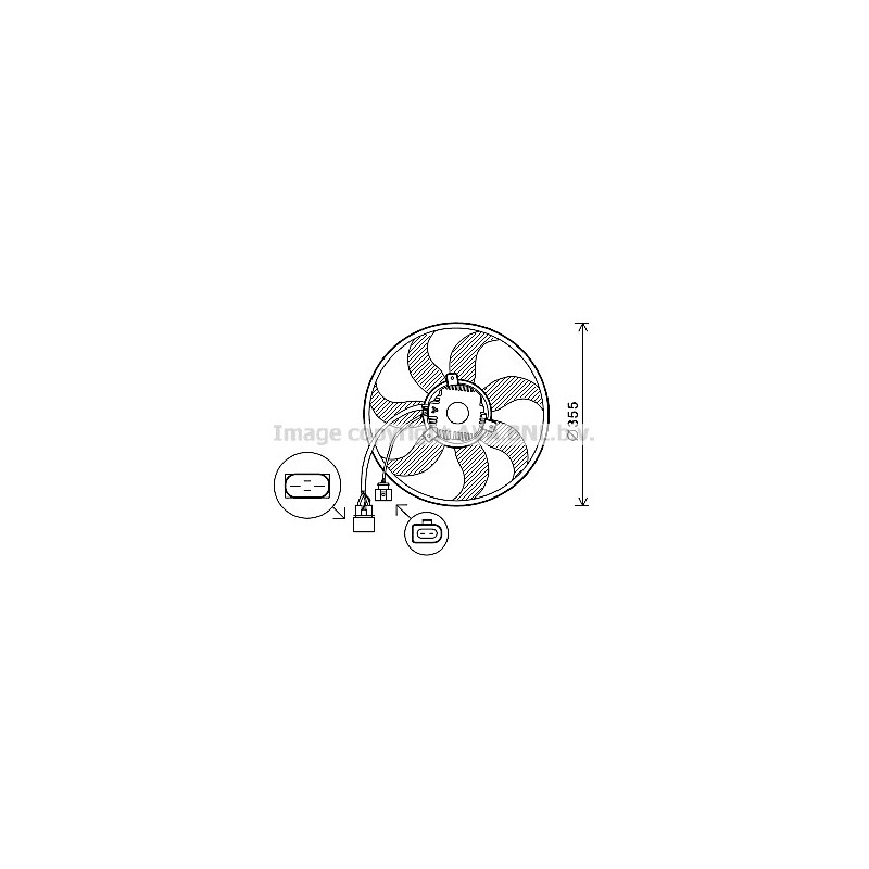 Ventilateur (refroidissement moteur) AVA QUALITY COOLING