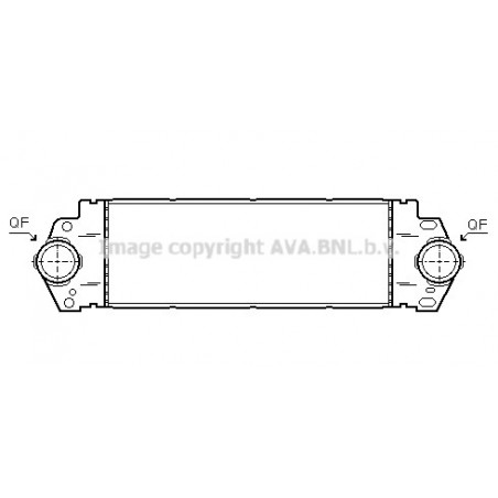 Intercooler (échangeur d'air) AVA QUALITY COOLING