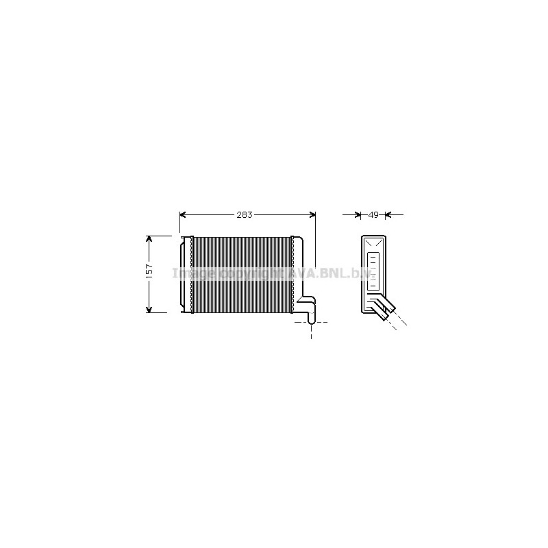 Radiateur de chauffage AVA QUALITY COOLING