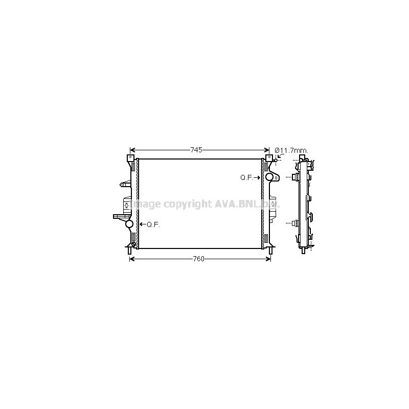 Radiateur AVA QUALITY COOLING