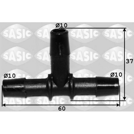 Raccord de tuyau (tuyau de carburant) SASIC