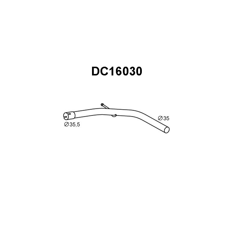 Tuyau d'échappement VENEPORTE