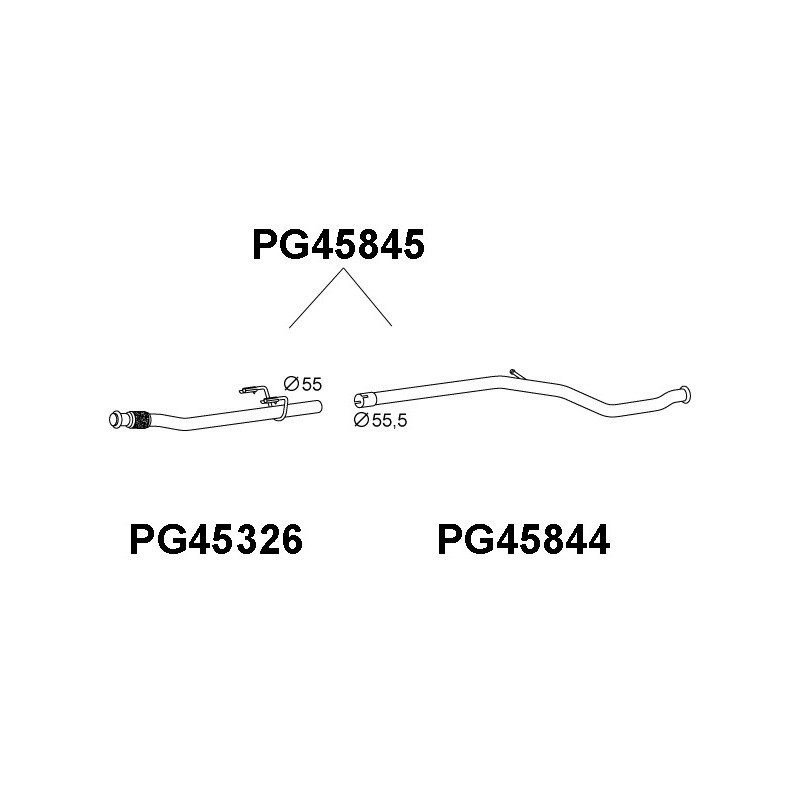 Tuyau d'échappement VENEPORTE