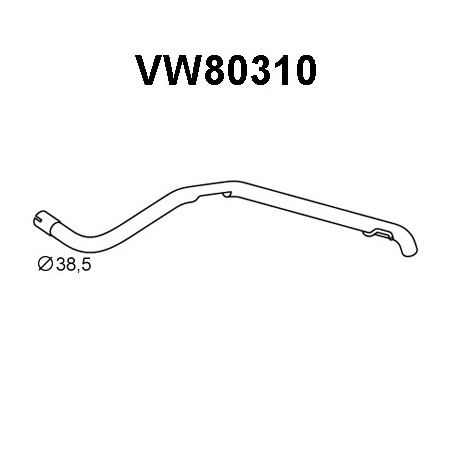 Tuyau d'échappement VENEPORTE