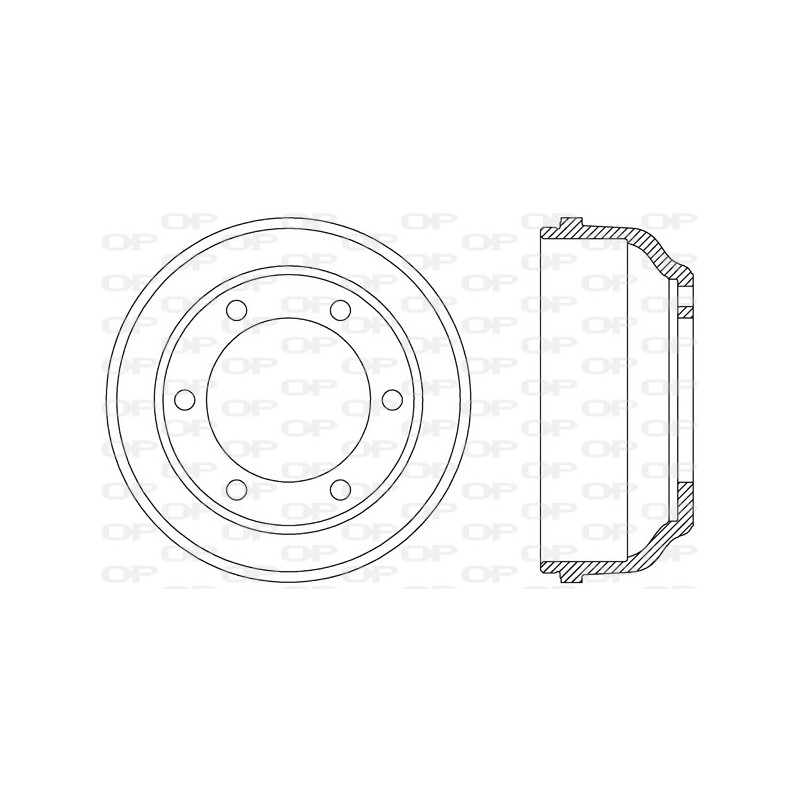 Tambour de frein OPEN PARTS