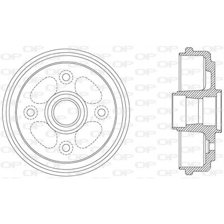 Tambour de frein OPEN PARTS