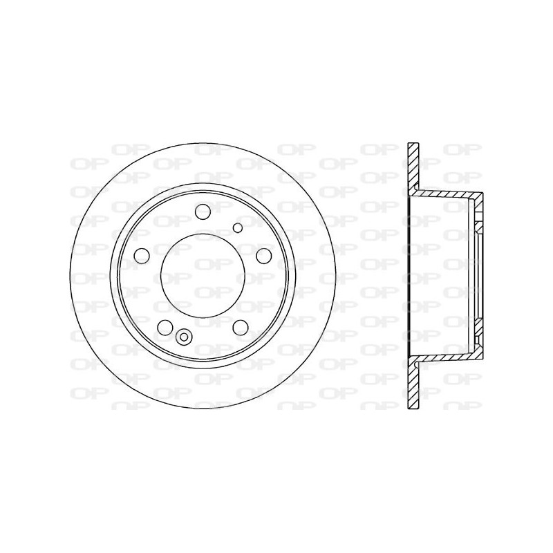 Disque de frein OPEN PARTS