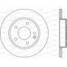 Jeu de 2 disques de frein OPEN PARTS