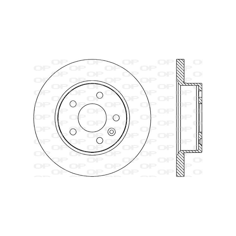 Disque de frein OPEN PARTS