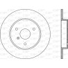 Jeu de 2 disques de frein OPEN PARTS