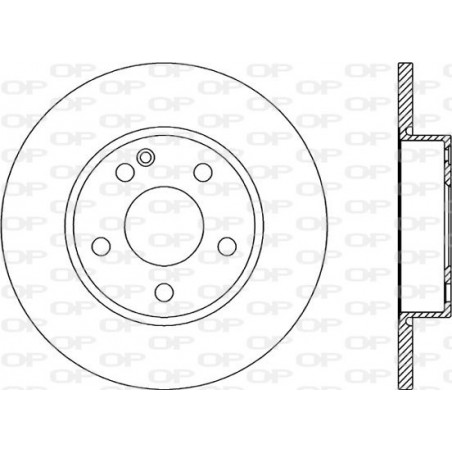 Jeu de 2 disques de frein OPEN PARTS