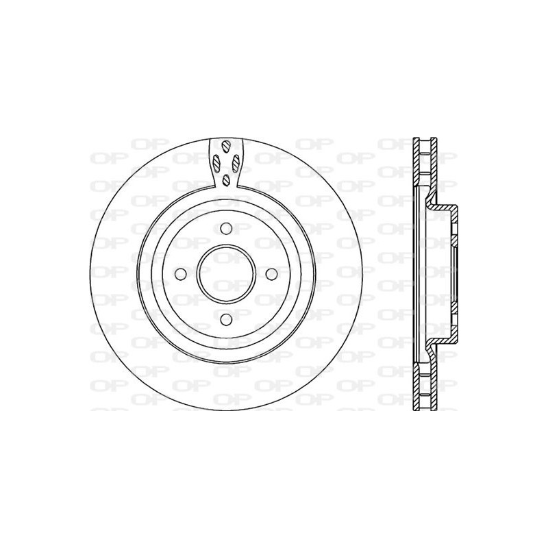 Disque de frein OPEN PARTS