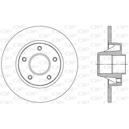 Disque de frein OPEN PARTS