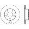 Jeu de 2 disques de frein OPEN PARTS