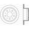 Jeu de 2 disques de frein OPEN PARTS