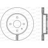 Jeu de 2 disques de frein OPEN PARTS