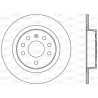 Jeu de 2 disques de frein OPEN PARTS