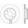 Jeu de 2 disques de frein OPEN PARTS