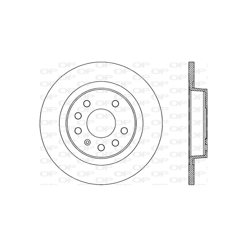 Disque de frein OPEN PARTS