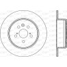 Jeu de 2 disques de frein OPEN PARTS