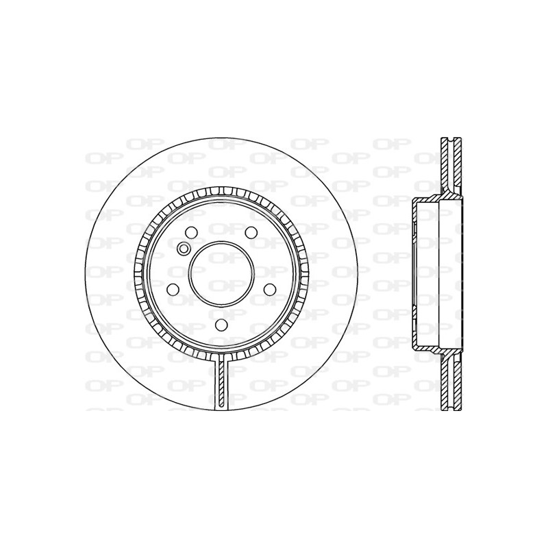 Jeu de 2 disques de frein OPEN PARTS