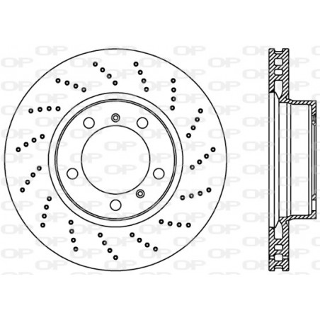 Jeu de 2 disques de frein OPEN PARTS