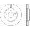 Jeu de 2 disques de frein OPEN PARTS