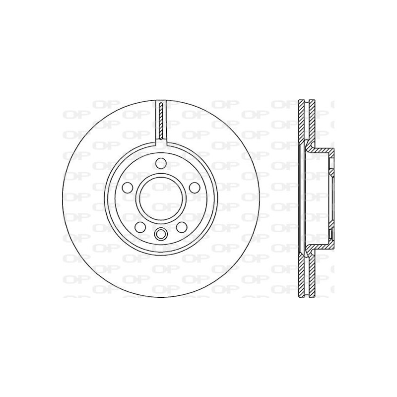 Disque de frein OPEN PARTS