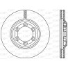 Jeu de 2 disques de frein OPEN PARTS