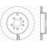 Jeu de 2 disques de frein OPEN PARTS