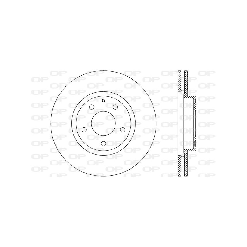 Disque de frein OPEN PARTS